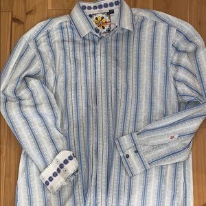 XL Robert Graham long sleeve dress shirt